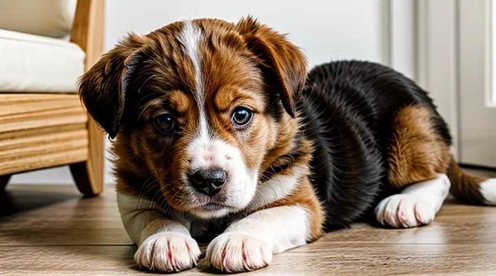 Instruction: a puppy's first day in a new home – how to avoid stress.