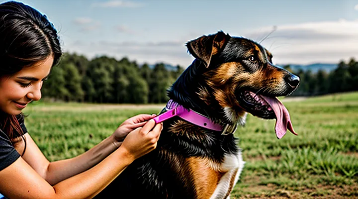 Instruction: how to accustom a dog to a muzzle in a humane way.