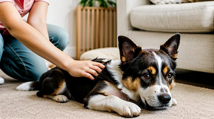 Instruction: how to assist a dog whelping at home.