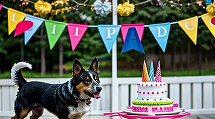 Instruction: how to celebrate a dog's birthday – ideas for a «party».