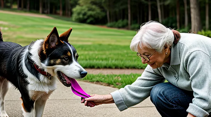 Instruction: how to choose a dog for an elderly person.