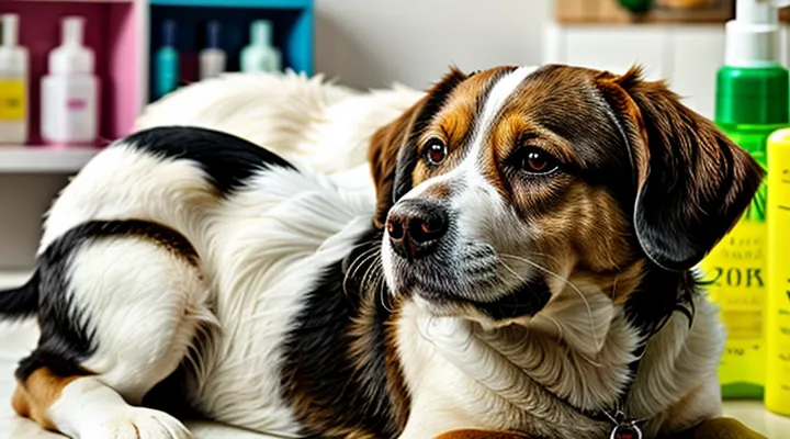 Instruction: how to choose a shampoo that will not harm a dog's skin.