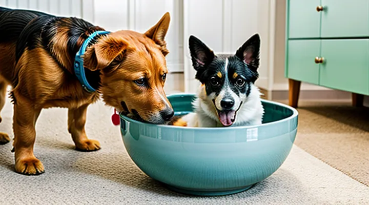 Instruction: how to choose the right bowl for a dog.