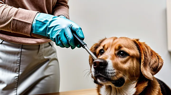 Instruction: how to clean a dog's ears without causing harm.