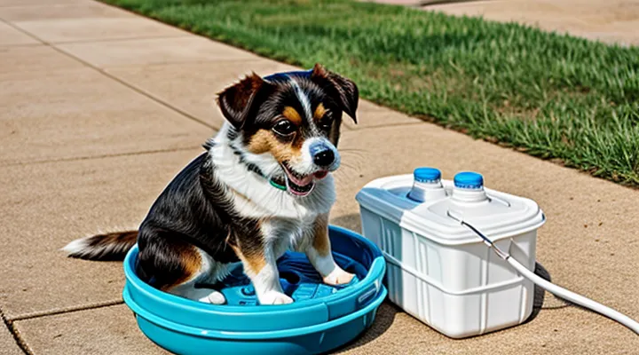 Instruction: how to determine if a dog is dehydrated.