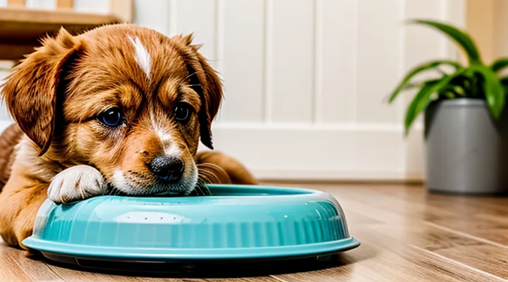 Instruction: how to feed a puppy – schedule and norms up to one year.