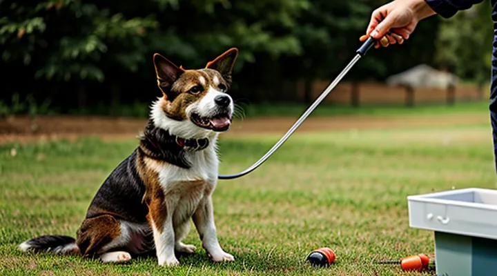 Instruction: how to help a dog when stung by a bee or wasp.
