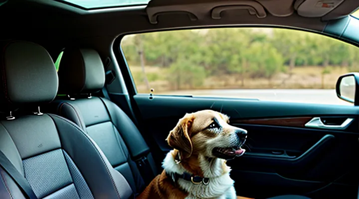 Instruction: how to help a dog with motion sickness in the car.