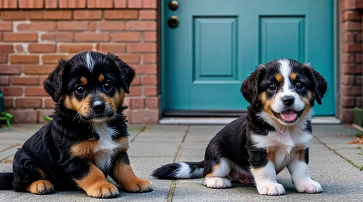 Instruction: how to introduce a puppy to an adult dog.