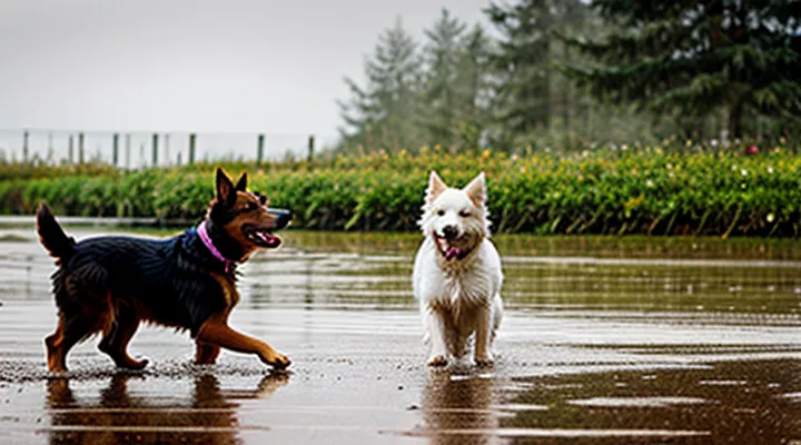 Instruction: how to keep a dog occupied when the weather is bad.