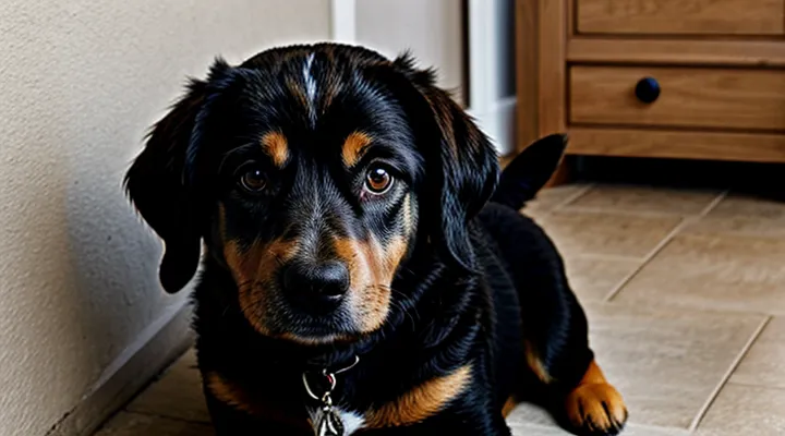 Instruction: how to know that a dog is «offended» and is ignoring you.