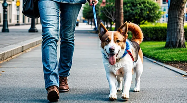 Instruction: how to legally walk a dog in the city without fines.