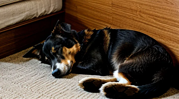 Instruction: how to organize the ideal sleeping place for an old dog.