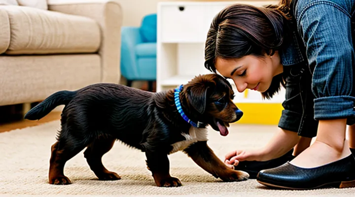 Instruction: how to play with a puppy to develop its intelligence. Instruction: how to play with a puppy to develop its intelligence.