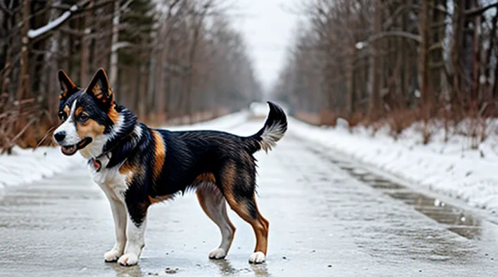 Instruction: how to predict the weather by a dog's behavior.