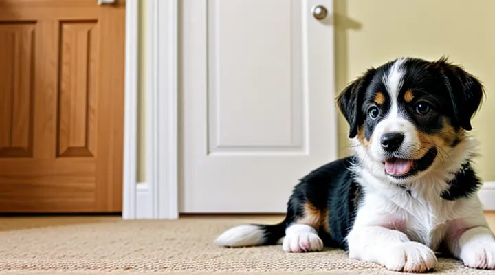 Instruction: how to prepare the home for a puppy's arrival.