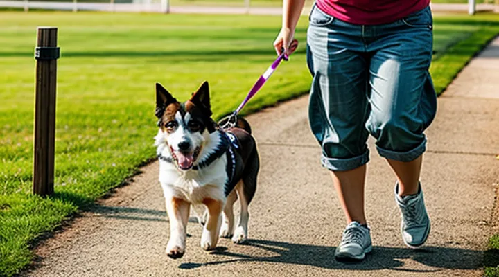 Instruction: how to prevent a dog from running out of the gate.