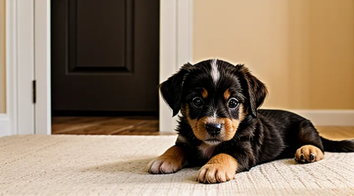 Instruction: how to properly care for a puppy in its first months of life.