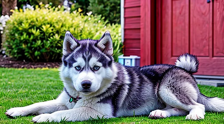 Instruction: how to raise a Husky so the house remains intact.