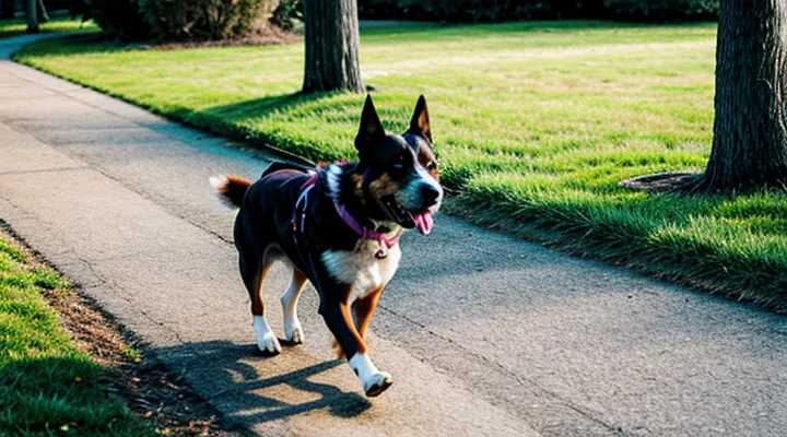 Instruction: how to run with a dog without harming oneself or the dog.
