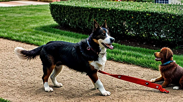 Instruction: how to secure a yard to prevent a dog from escaping.