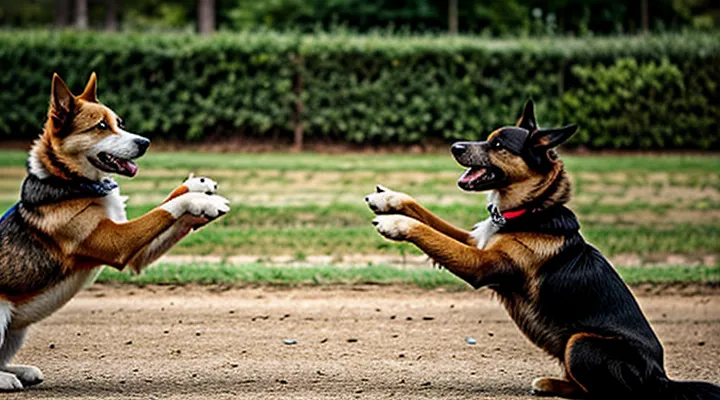 Instruction: how to stop a dog fight with minimal risk to oneself.