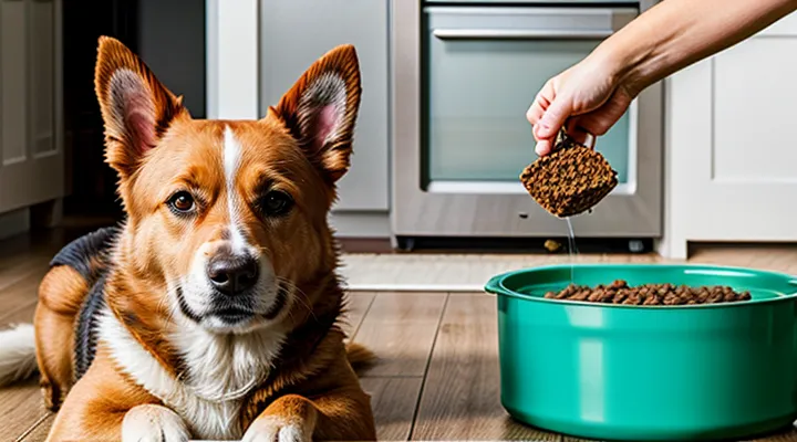 Instruction: how to stop a dog's food-aggressive behavior.