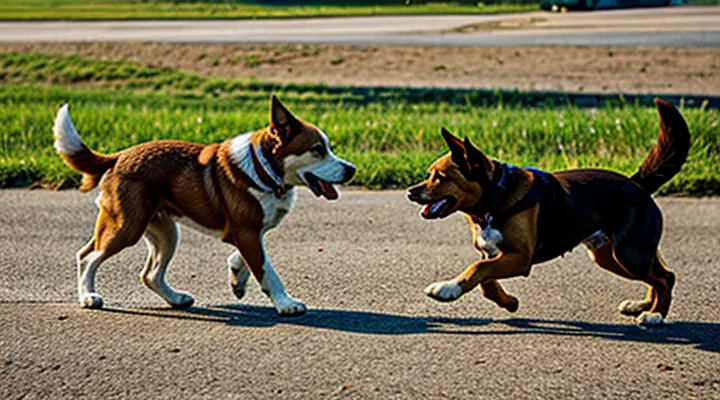 Instruction: how to stop dog fights during walks. Instruction: how to stop dog fights during walks.