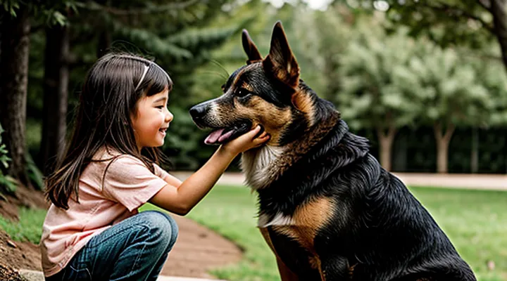 Instruction: how to teach a child to interact properly with a dog.