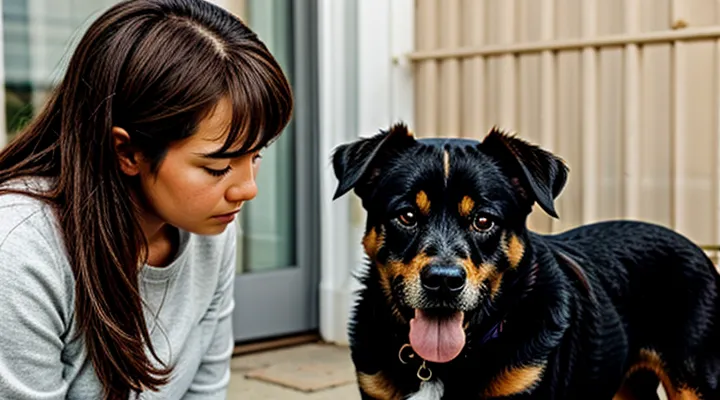 Instruction: how to teach a dog a sad look on command.