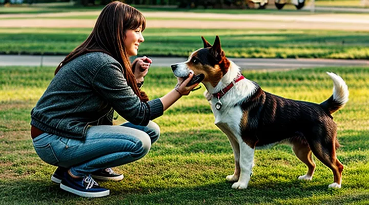 Instruction: how to teach a dog not to be afraid of strangers.
