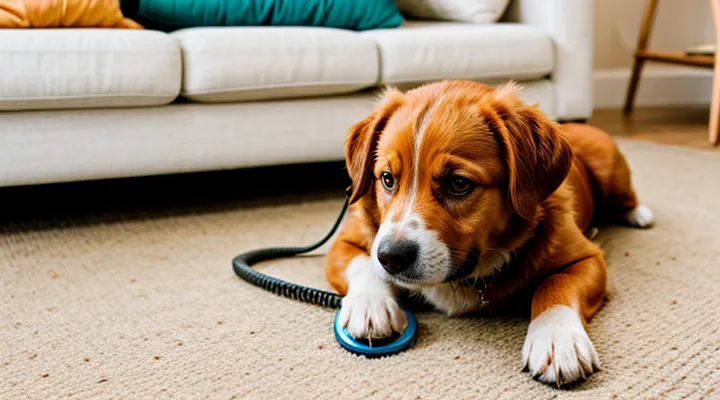 Instruction: how to teach a dog not to react to the phone ringing.