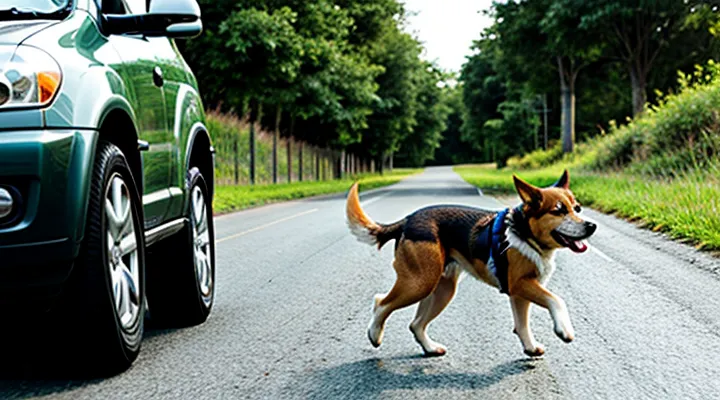 Instruction: how to teach a dog not to run into the road.