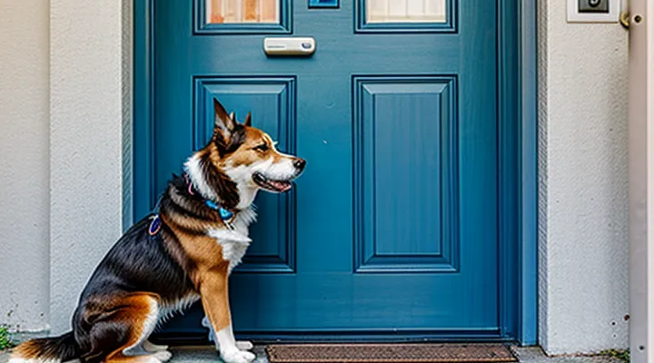 Instruction: how to teach a dog to close the door behind it.