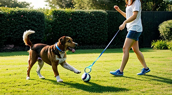 Instruction: how to teach a dog to fetch a ball and return it to you.