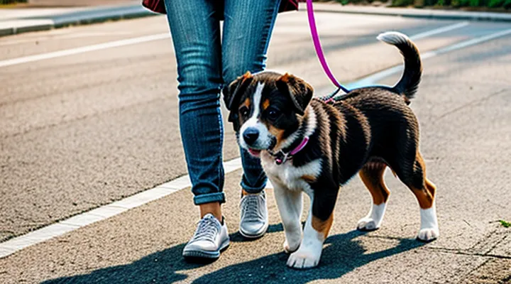 Instruction: how to teach a puppy to walk on a leash. Instruction: how to teach a puppy to walk on a leash.