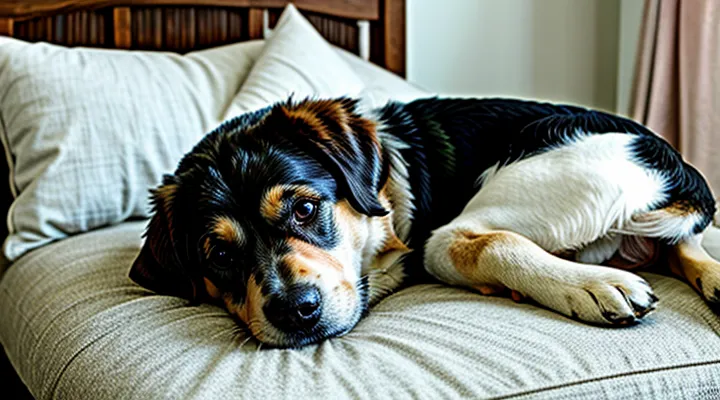 Instruction: how to tell if a dog is having nightmares.