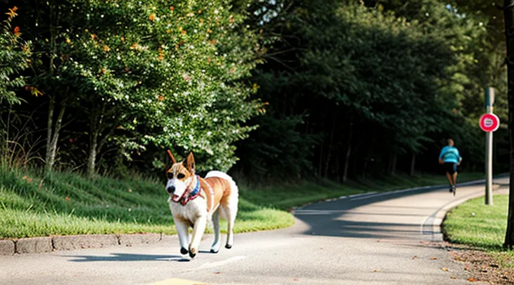 Instruction: how to train a dog not to bark at cyclists and runners.