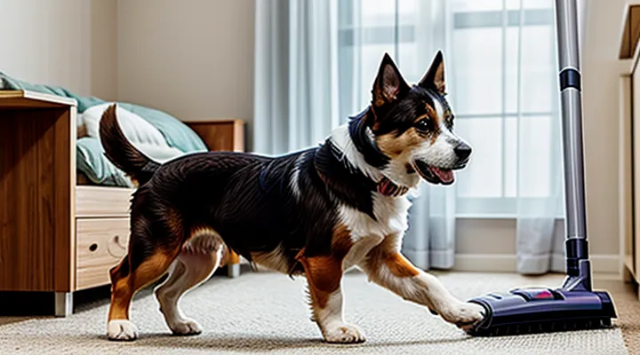 Instruction: how to train a dog not to bark at the vacuum cleaner. Instruction: how to train a dog not to bark at the vacuum cleaner.