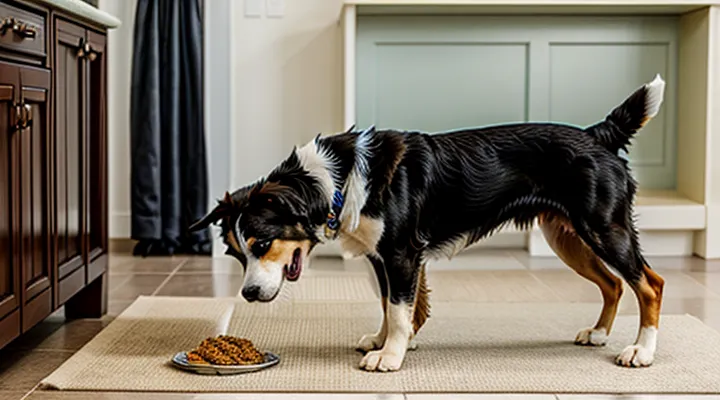 Instruction: how to train a dog not to beg for food when visiting guests.