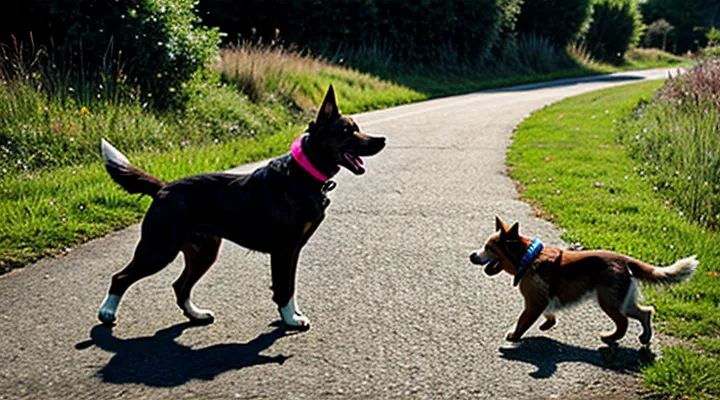 Instruction: how to train a dog not to chase cyclists.