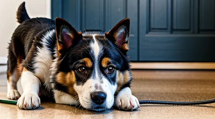 Instruction: how to train a dog not to chew on wires.