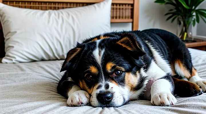 Instruction: how to train a dog not to sleep on your pillow.