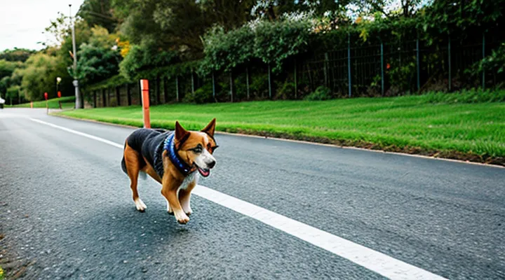 Instruction: how to train a dog to stop chasing cars.