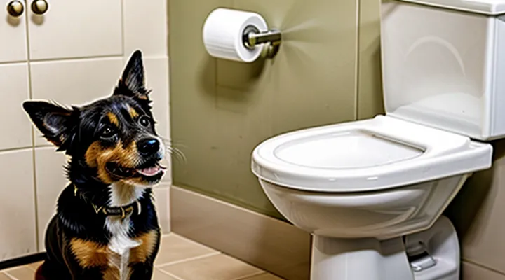 Instruction: how to train a dog to stop drinking from the toilet.