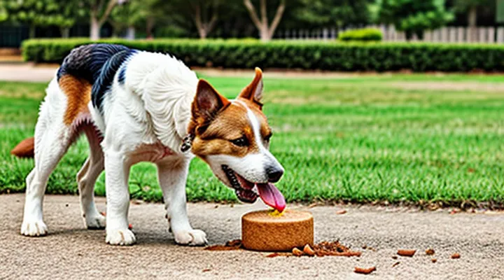 Instruction: how to train a dog to stop eating from the ground.