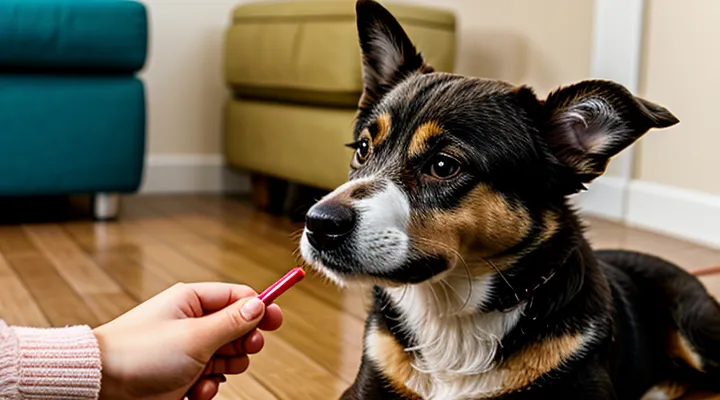 Instruction: what it means when a dog places its paw on you.