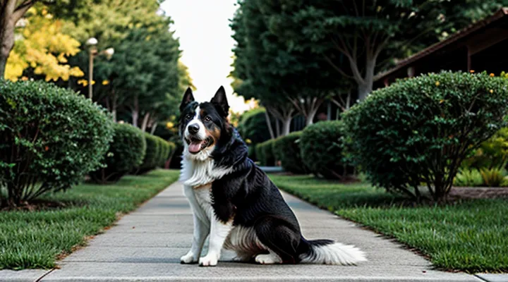 Instruction: what to do if a dog barks at passersby.