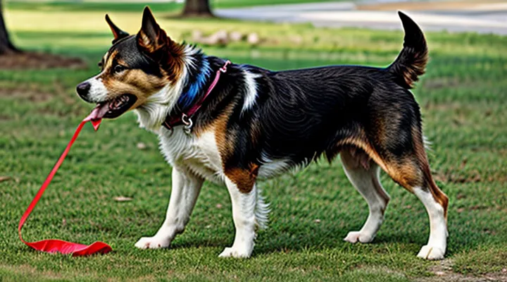 Instruction: what to do if a dog eats something suspicious on a walk.