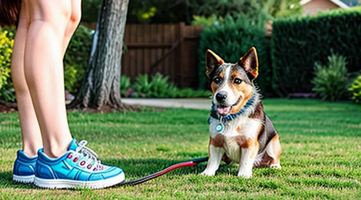 Instruction: what to do if a dog gets an electric shock.